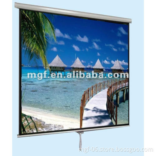 16:9 Projection Screen Wall mount/ Manual projector screen matte white